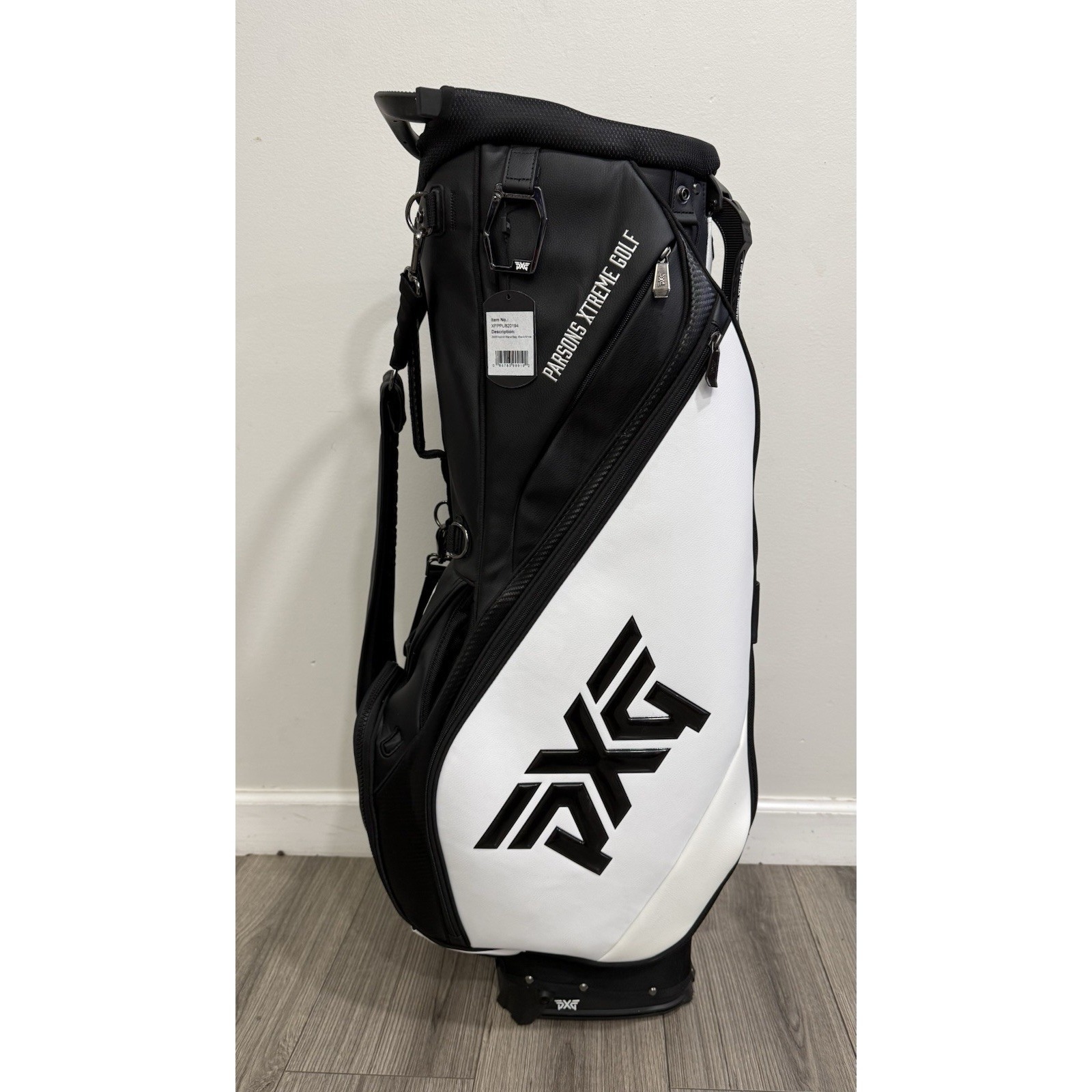 Pxg 2020 Hybrid Stand Bag Hybrid Stand Bag 6 Split Slots Black/White